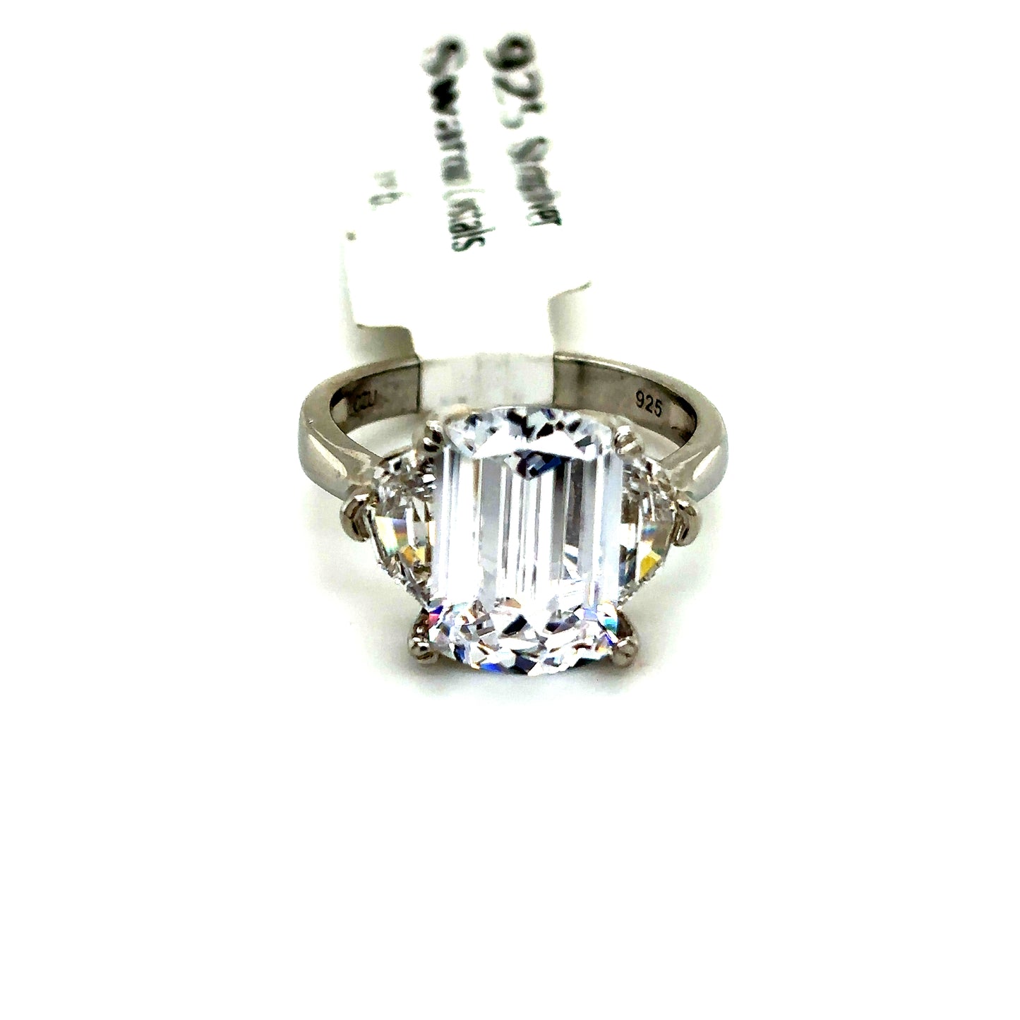 925 S.S. Clear Swarovski Crystal Ring