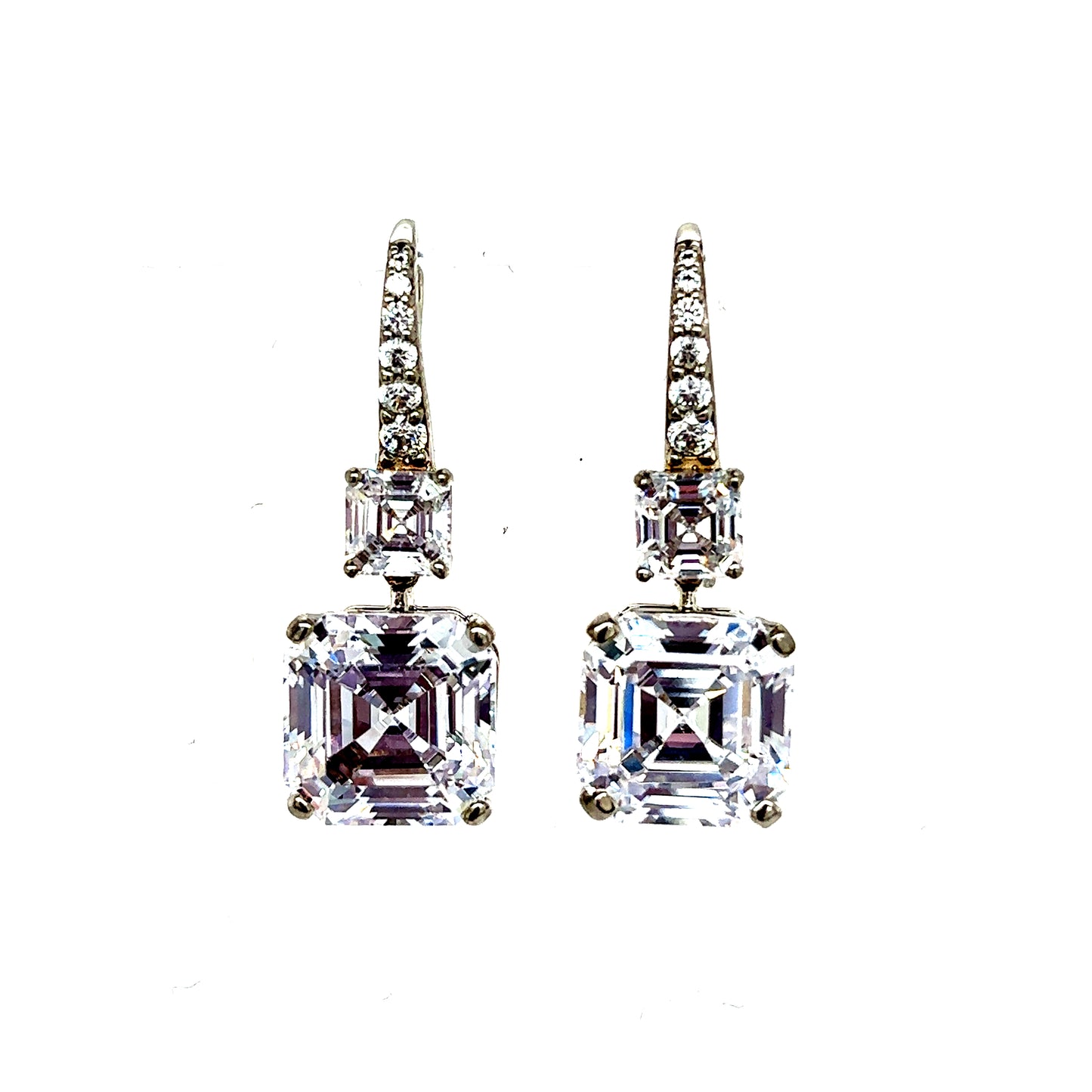 925 S.S. Swarovski Crystal Dangle Earrings