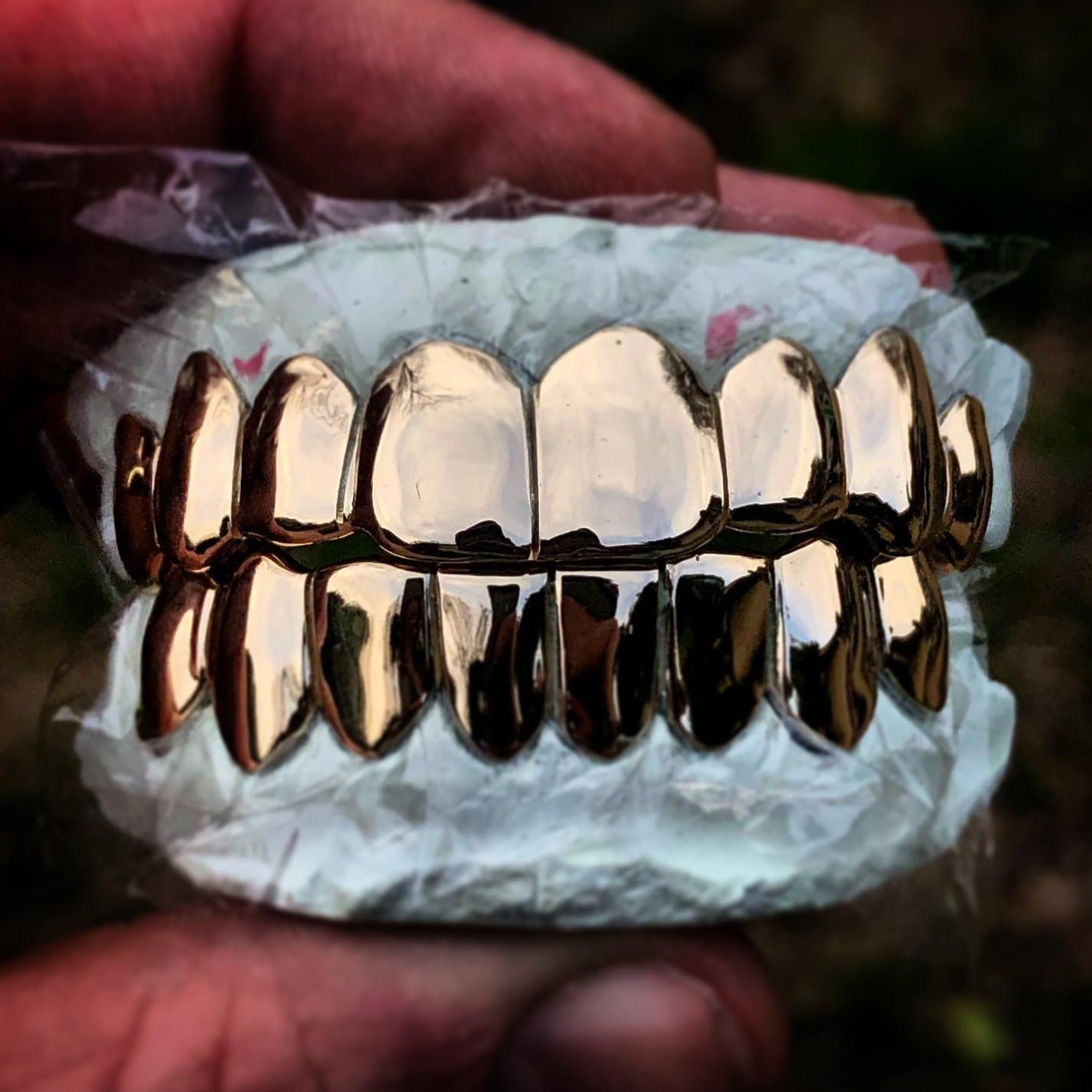 White Gold Grillz