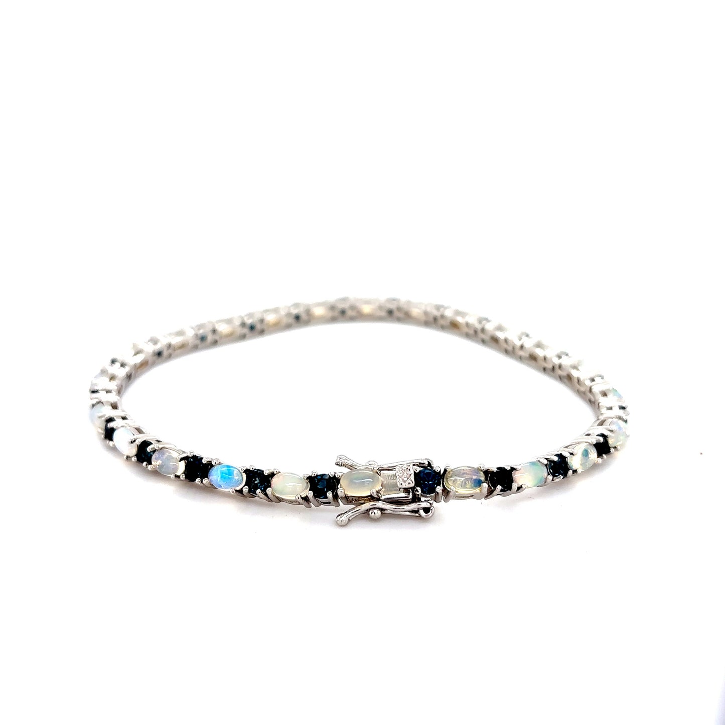 925 S.S. Opal & Topaz Bracelet