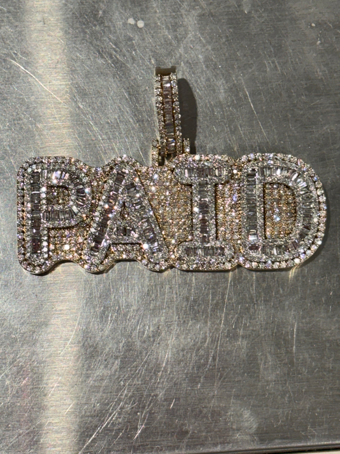 10k Gold Diamond Paid Pendant