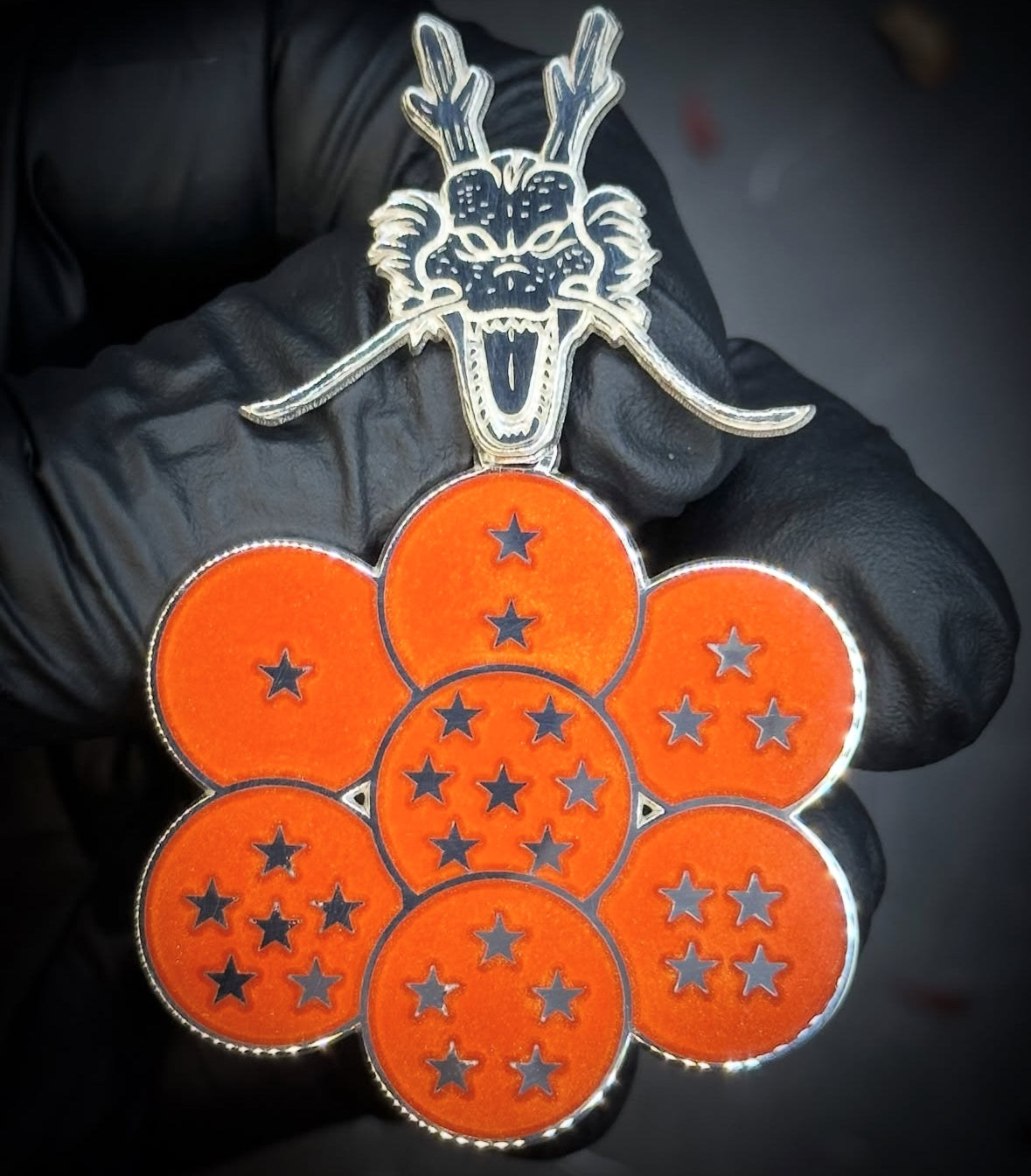 DBZ Sterling Silver Enamel Pendant