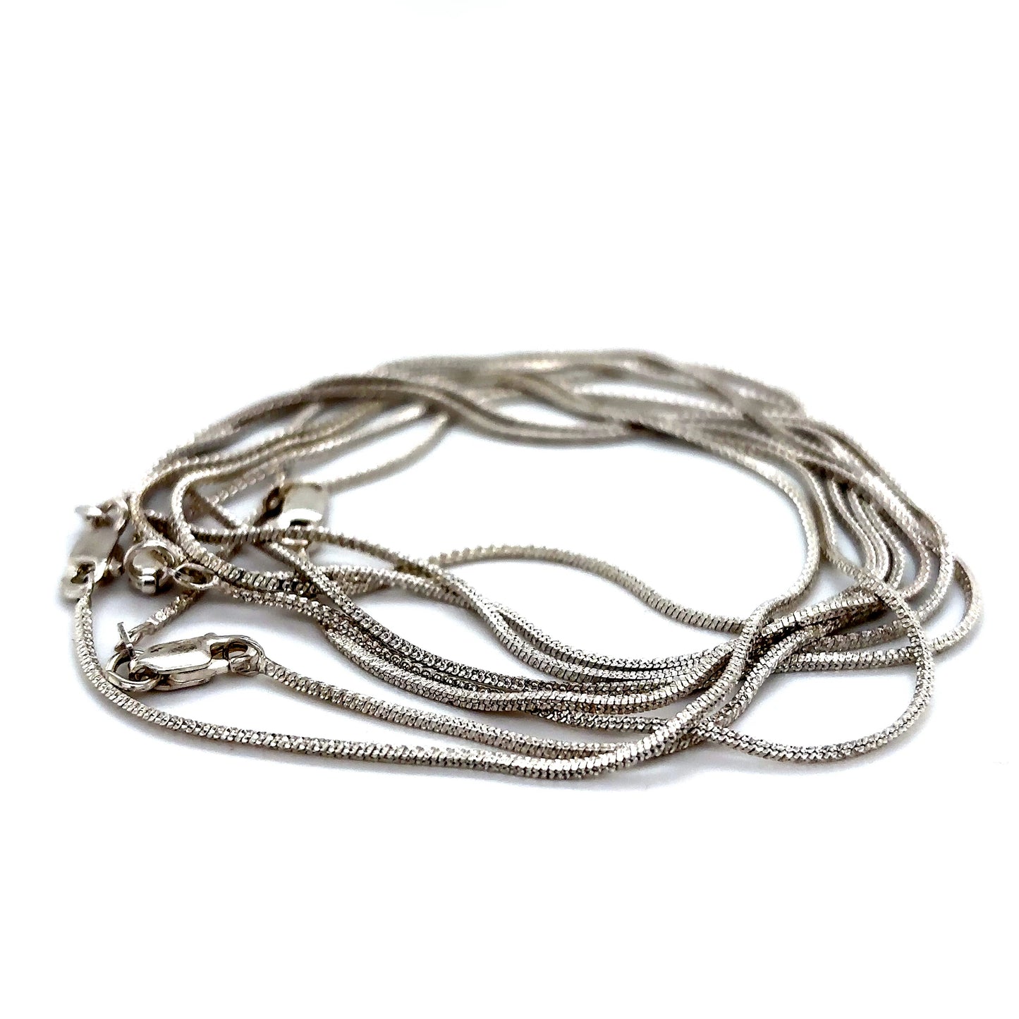 925 S.S. Smooth Square Box Style Chain