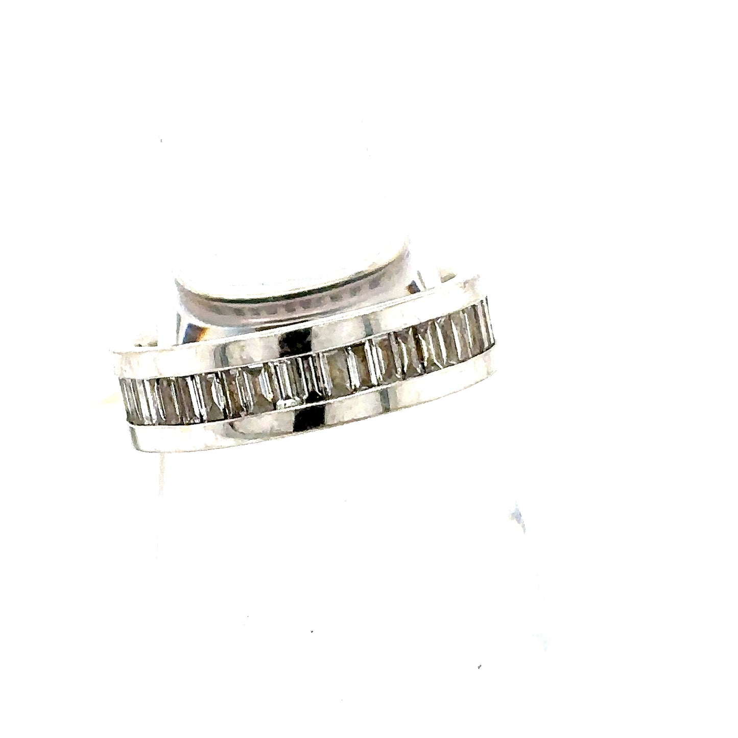 14k White Gold Lab Diamond Eternity Ring