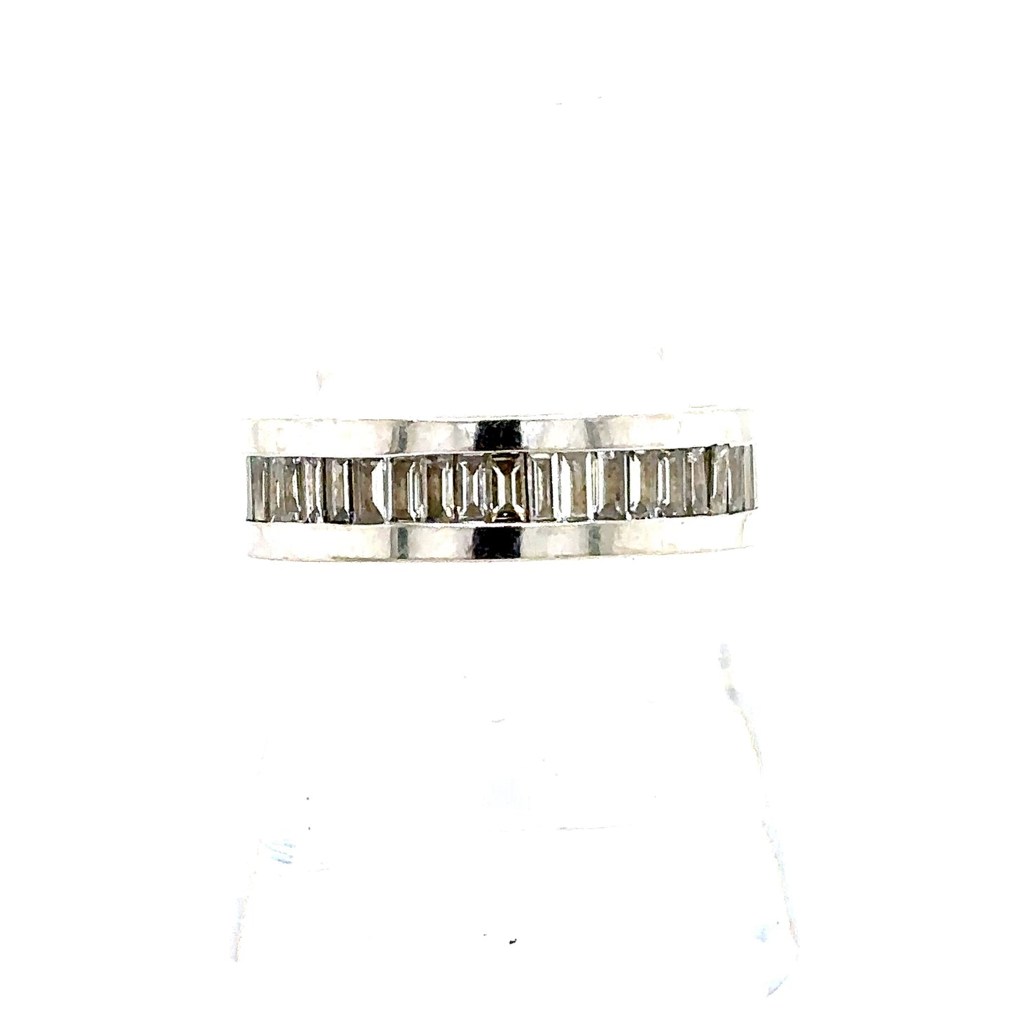 14k White Gold Lab Diamond Eternity Ring