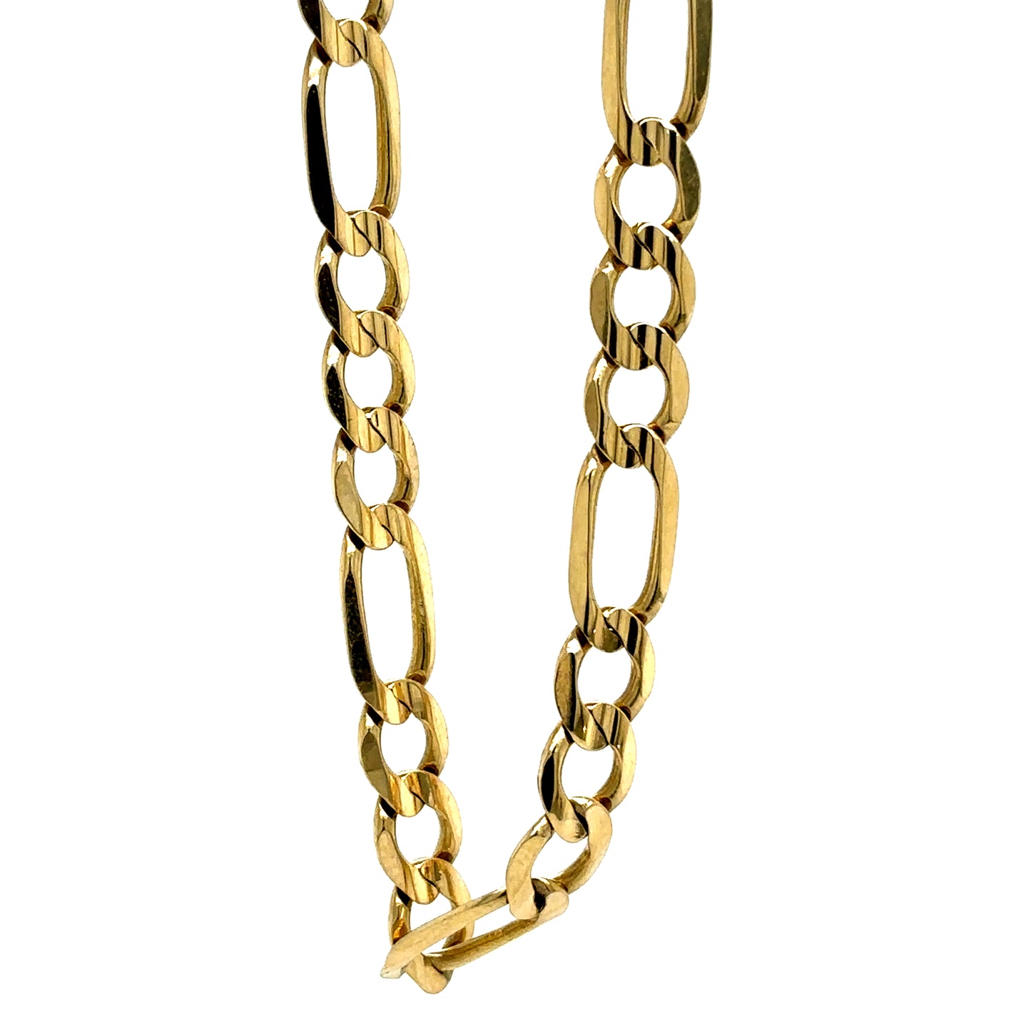 10k Yellow Gold Figaro Chain