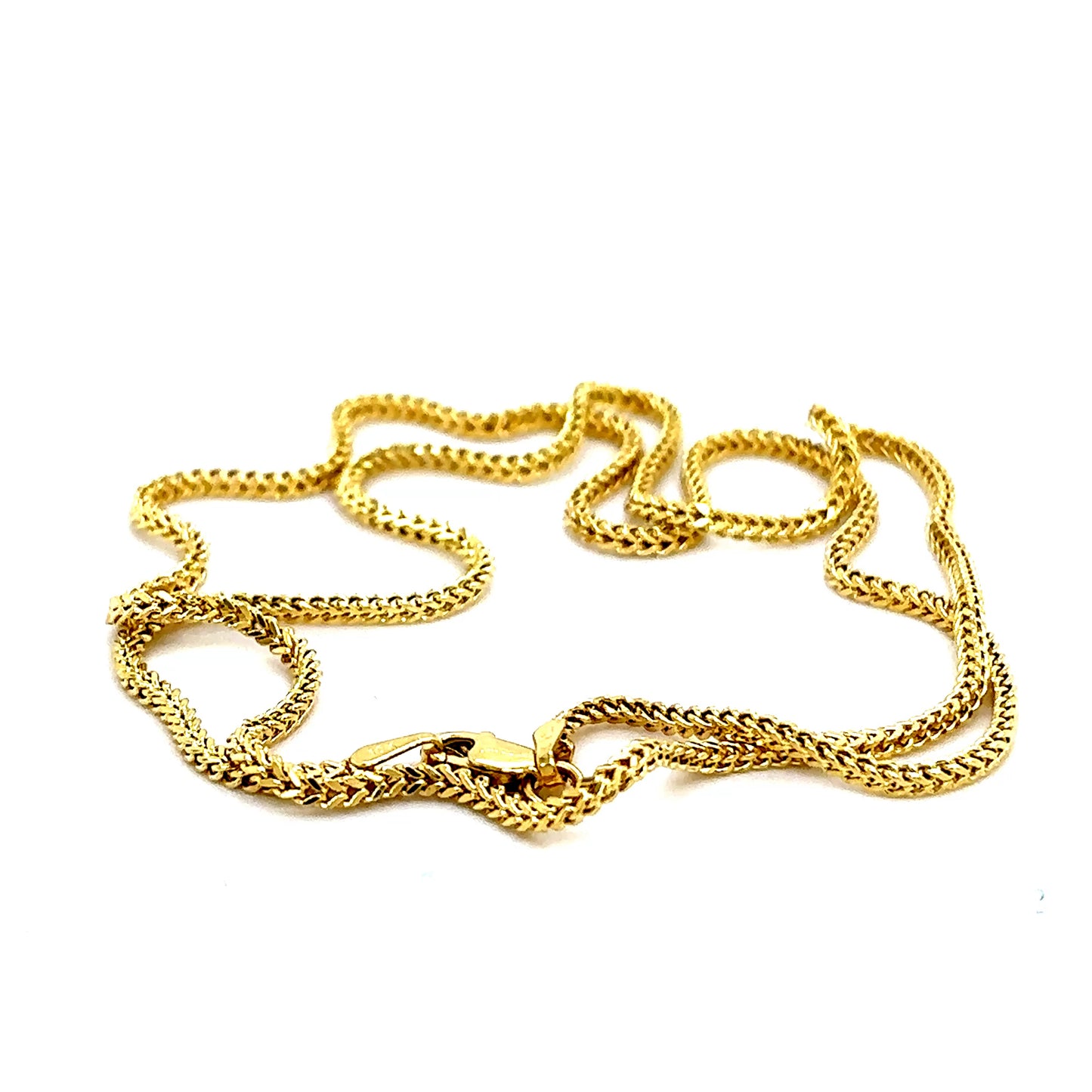 10k Yellow Gold Micro Franco Chain