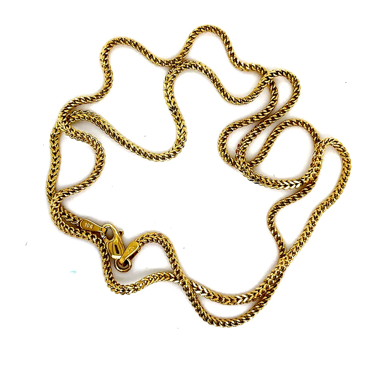 14k Yellow Gold Micro Box Chain