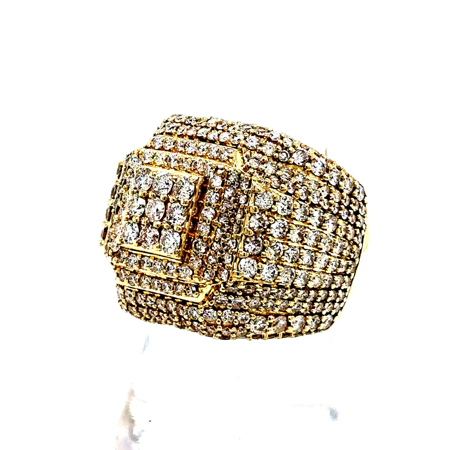 14k Yellow Gold VS Diamond Champion Style Ring