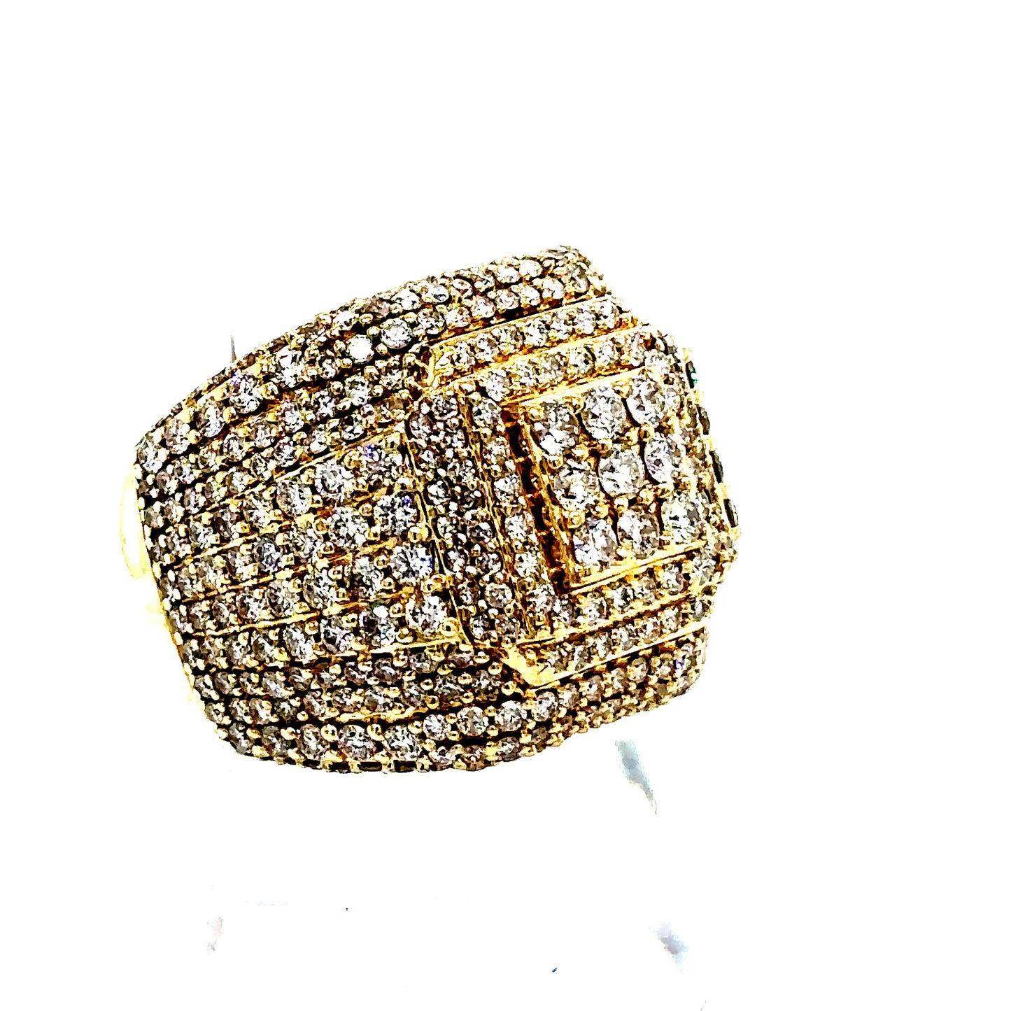14k Yellow Gold VS Diamond Champion Style Ring