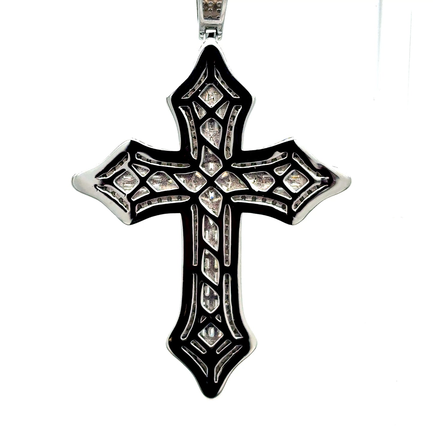 925 S.S. VVS Moissanite Cross Pendant