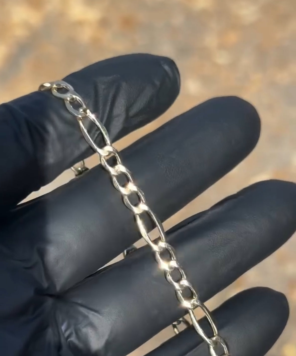 10k Gold Figaro Bracelet