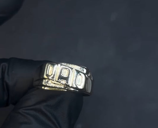 10k Gold dad ring