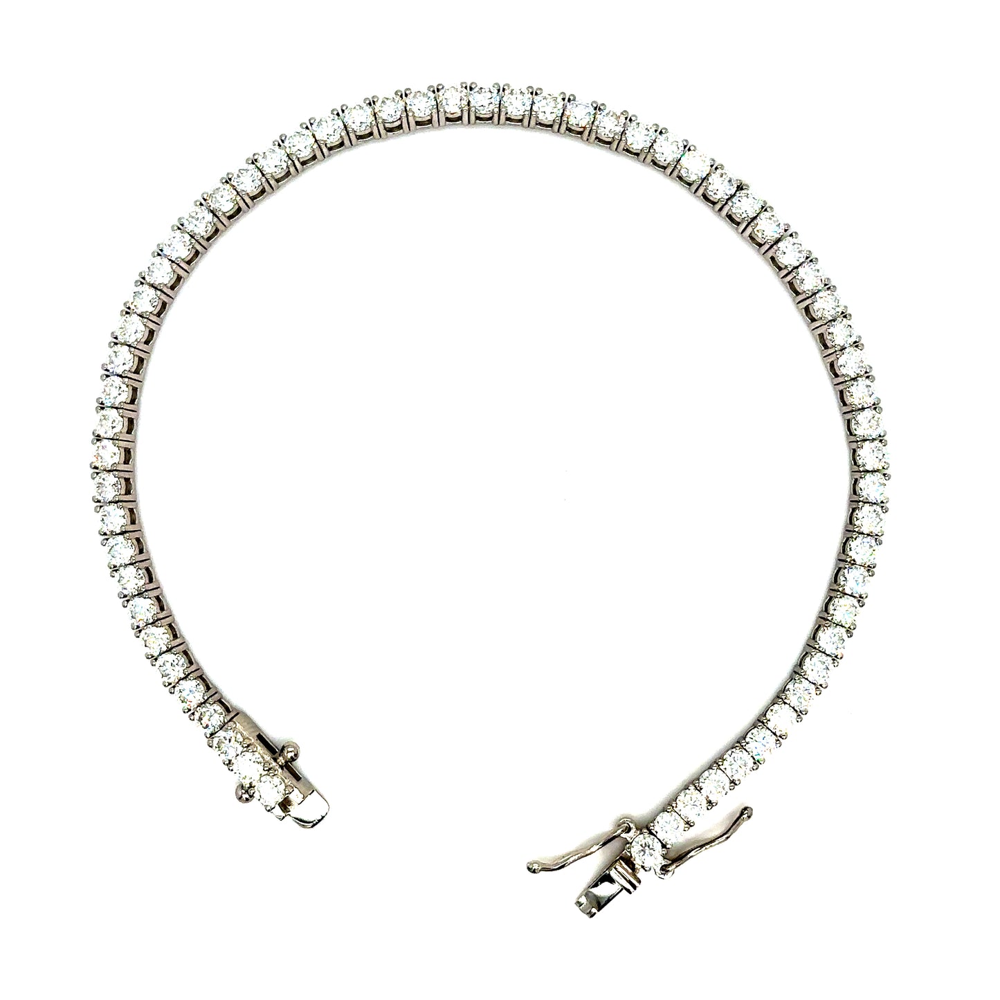 925 S.S. Moissanite Tennis Bracelet