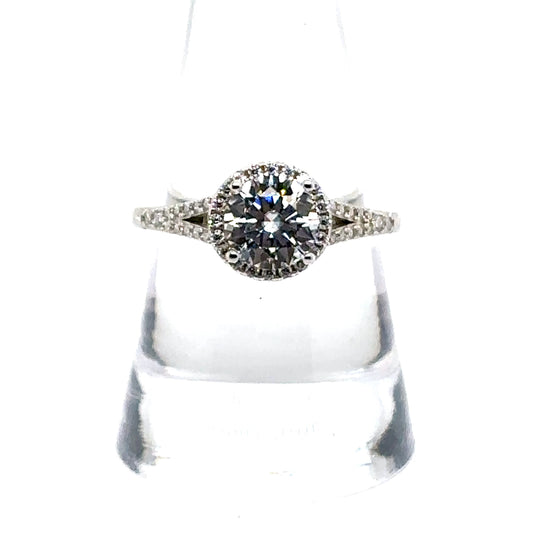 925 S.S. Moissanite Ring