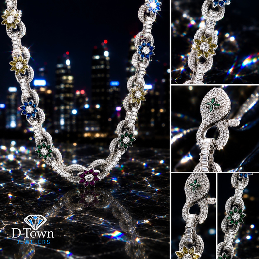 925 S.S. VVS Moissanite Infinity Chain