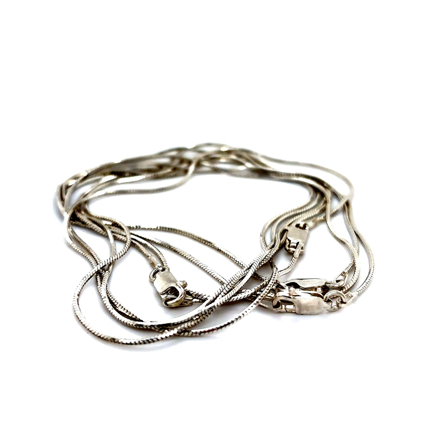 925 S.S. Smooth Snake Style Chain
