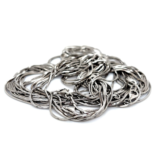 925 S.S. Smooth Snake Style Chain