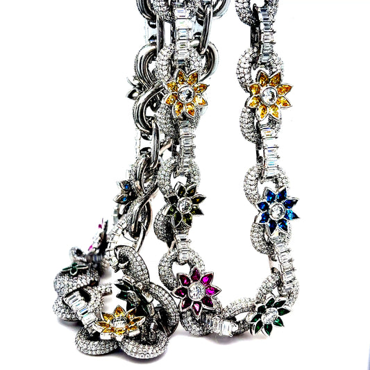 925 S.S. VVS Moissanite Infinity Chain