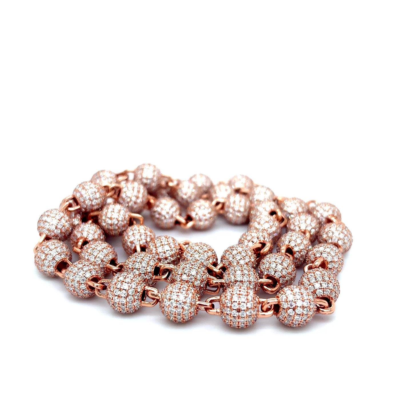 925 S.S. VVS Moissanite Ball Chain