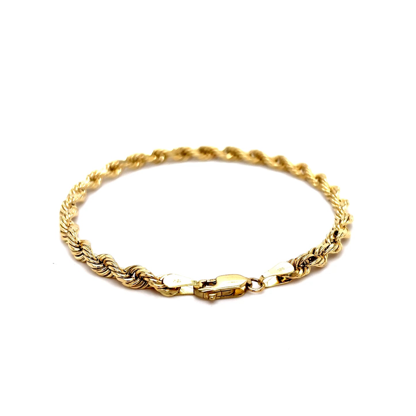 10k Yellow Gold Rope Bracelet