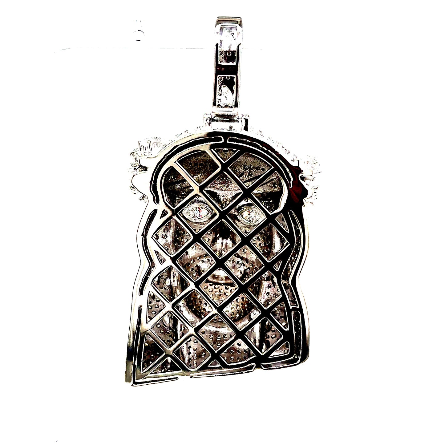 925 S.S. VVS Moissanite Jesus Pendant