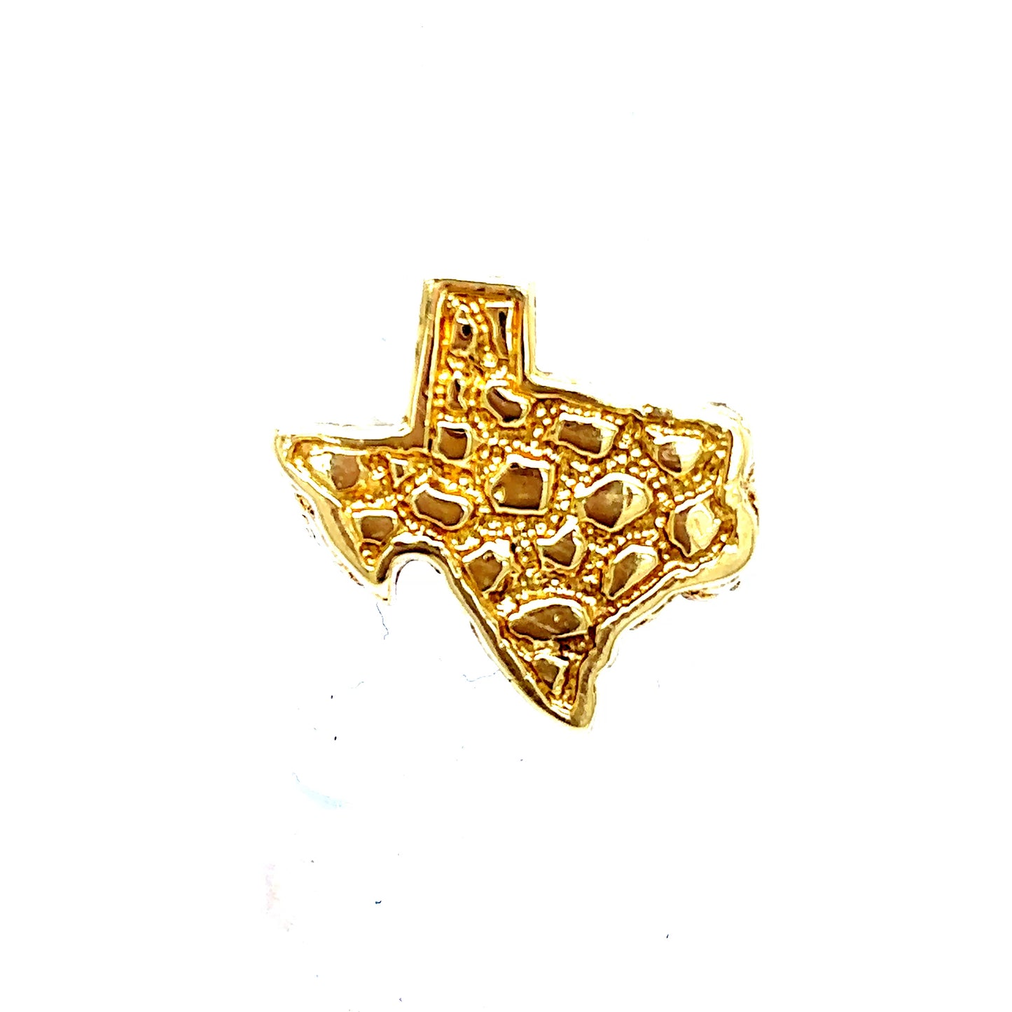 10k Yellow Gold Nugget Texas Ring