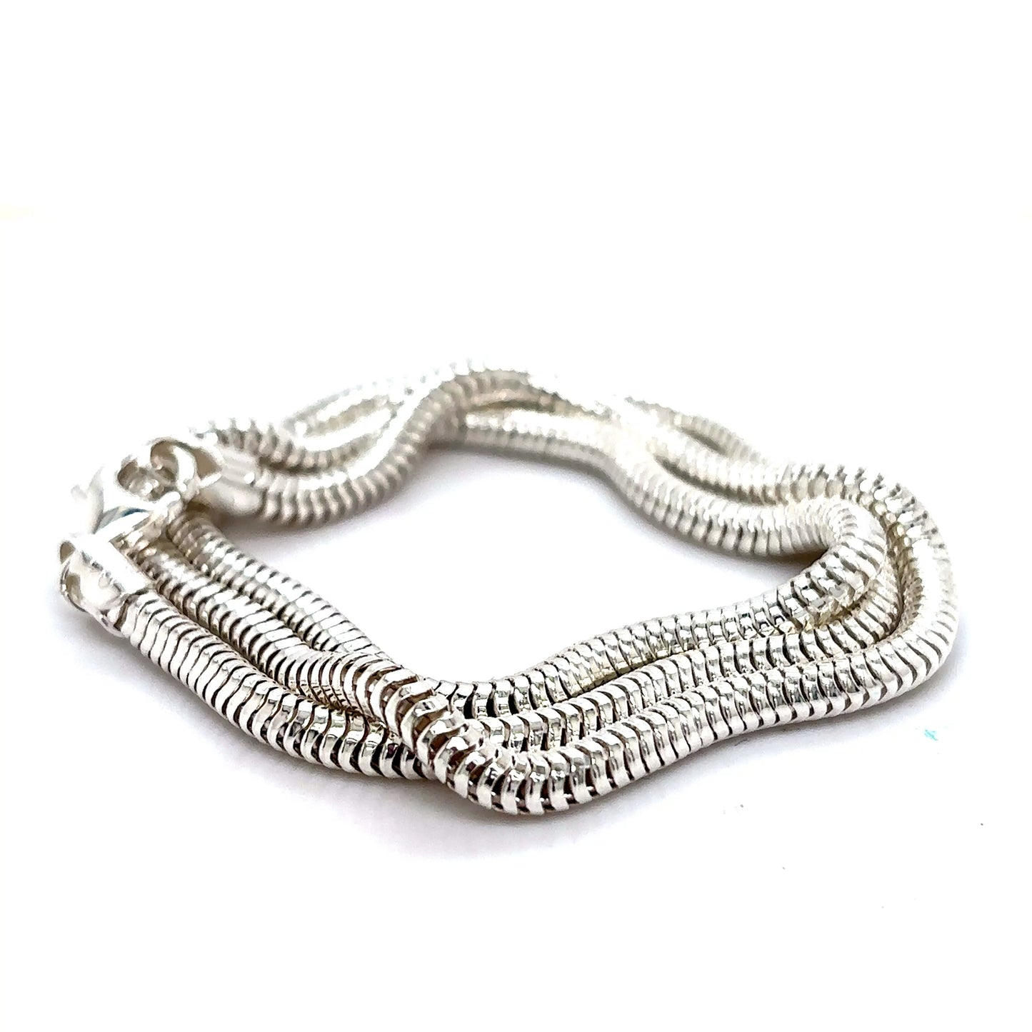 925 S.S. Rounded Smooth Snake Chain-3mm