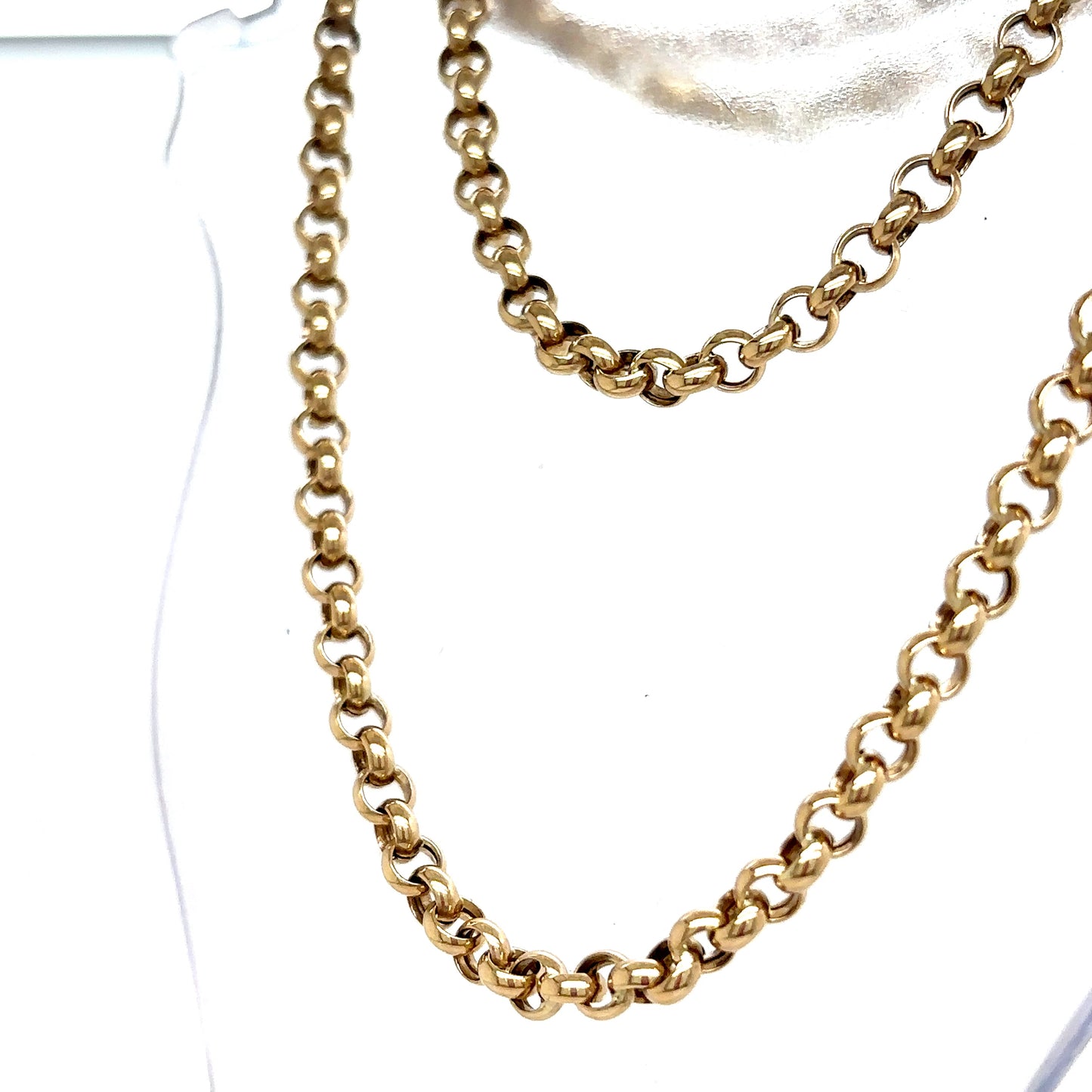 14k Circle Rollo Link Chain 16"