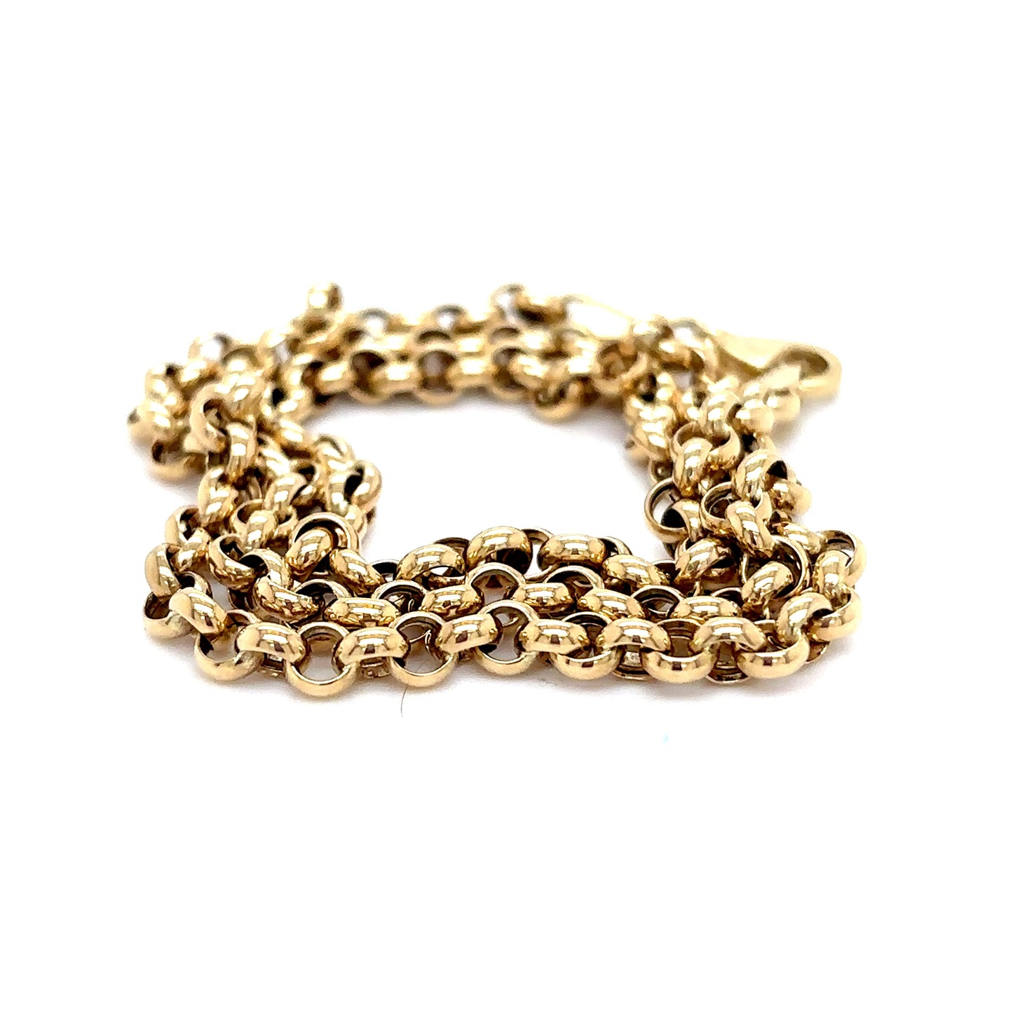 14k Circle Rollo Link Chain 16"