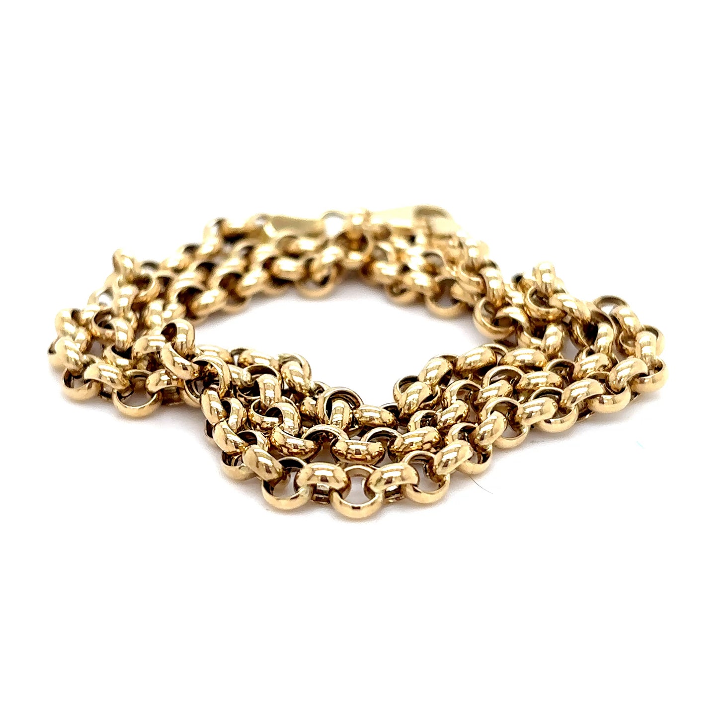 14k Circle Rollo Link Chain 16"