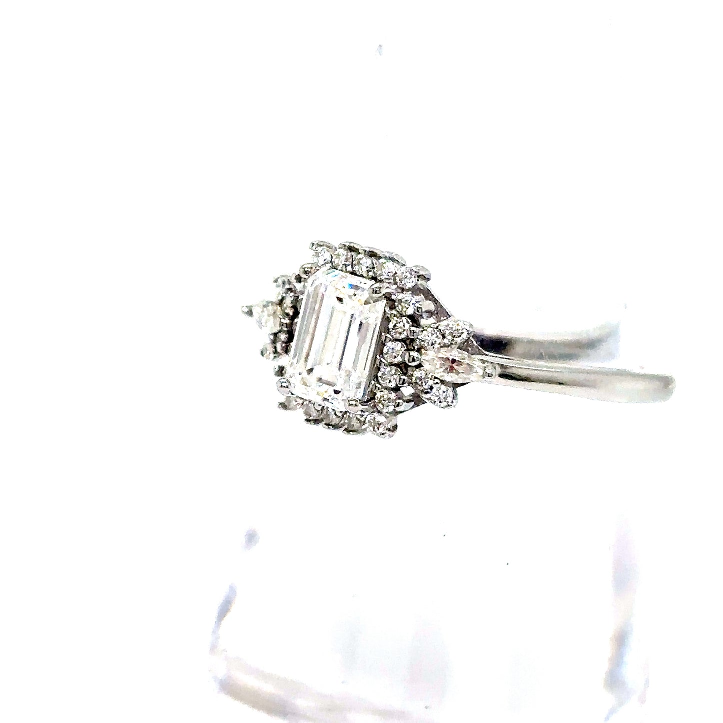 925 S.S. VVS Moissanite Ring