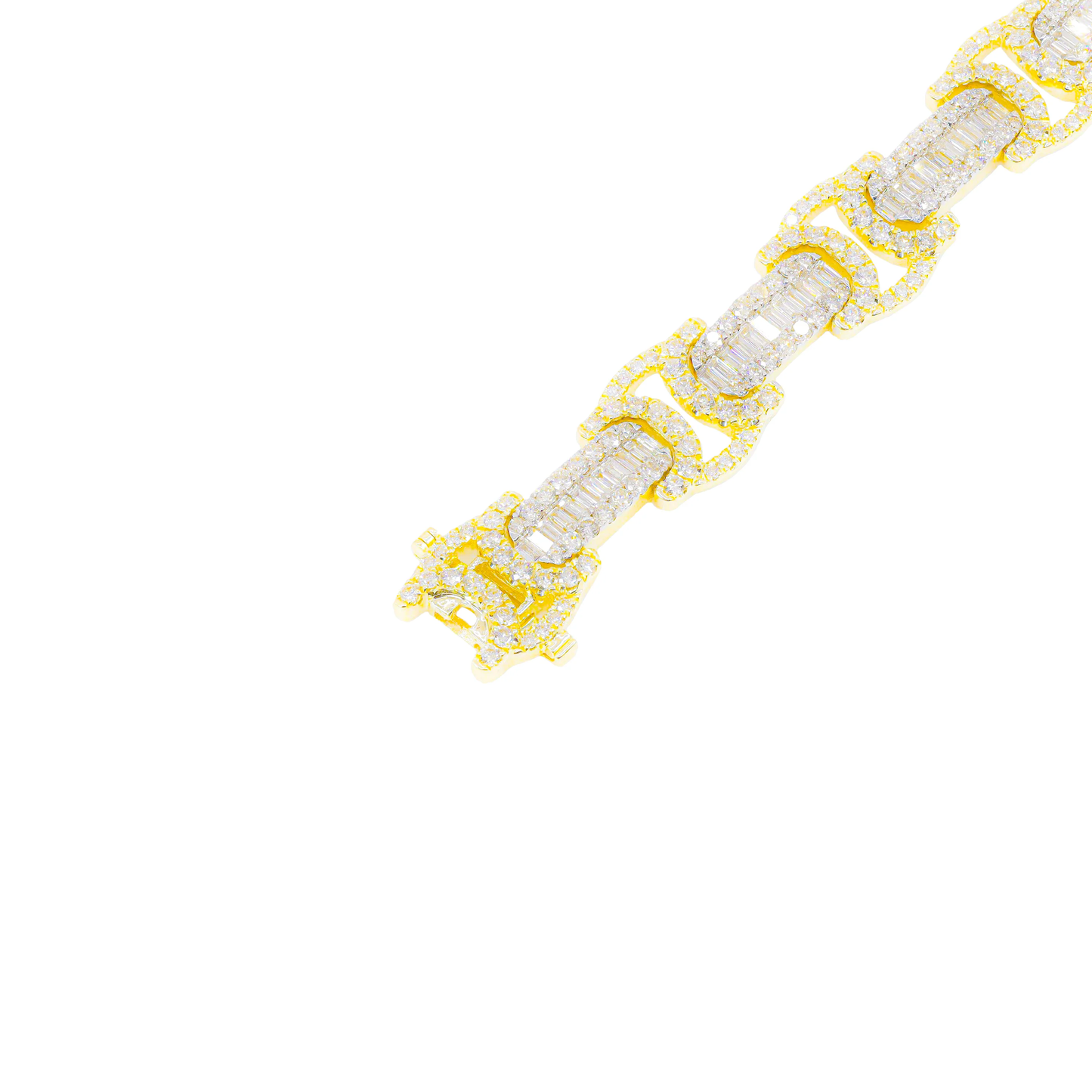 10k Byzantine Baguette Diamond Bracelet
